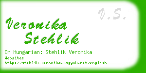 veronika stehlik business card